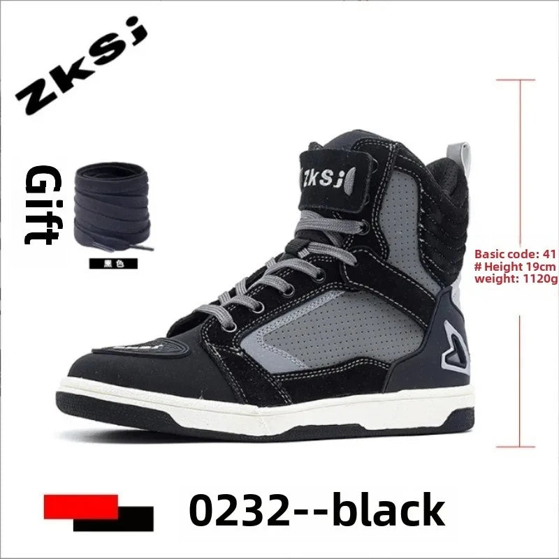 Hot Motorcycle Boots Motos Riders Protective Boots Waterproof Non-slip Motocross Mountain Racing Shoes Casual Shoes