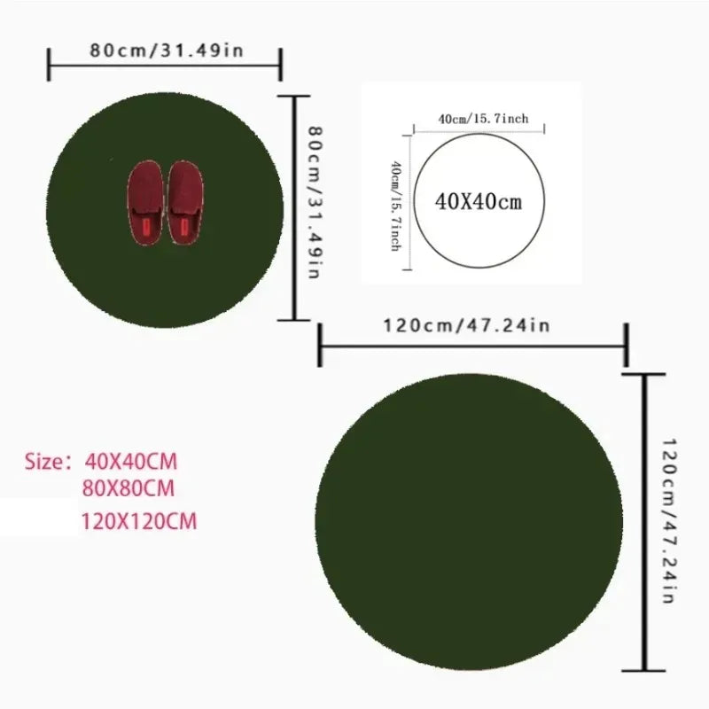 Sports Ball Realistic Basketball Baseball Soccer Round Mat Non-slip Carpet Rug for Living Game Room Home Decoration Bedroom Rugs
