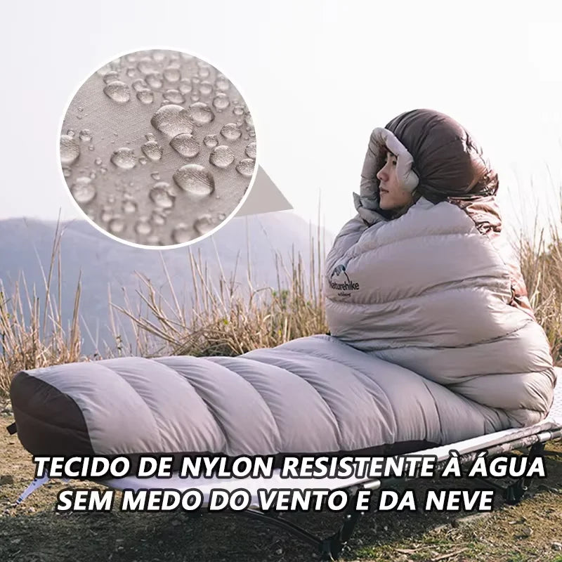 Naturehike SnowBird Down Sleeping Bag Ultralight Waterproof Mummy Sleeping Bag Winter Duck Down Sleeping Bag SP400 SP700 SP1000