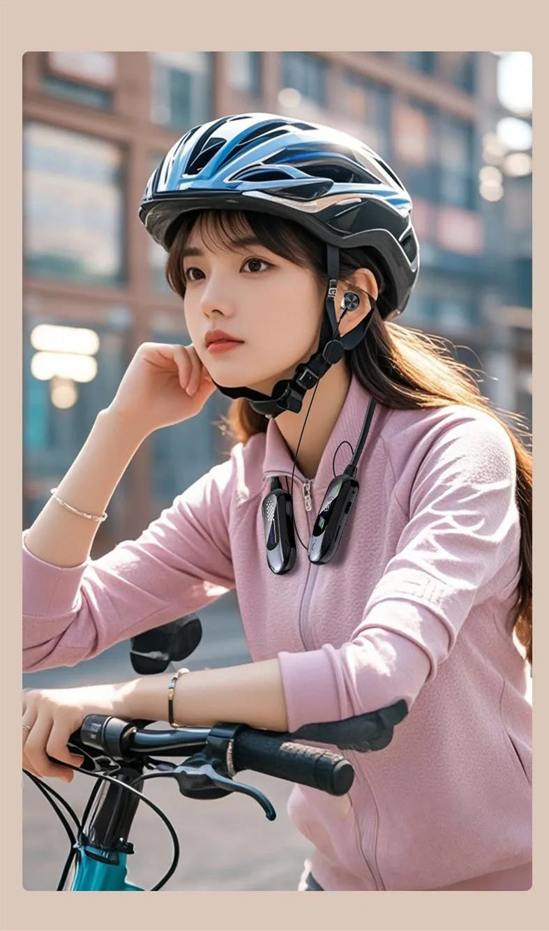 Wireless Magnetic Sport Neckband Bluetooth 5.4 Neck-hanging TWS Headphones Music Earphones With Mic Stereo For All Smartphones
