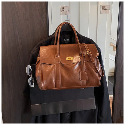 Fashion Women's High-quality Pu Leather Handbag 2026 New Business Large Capacity Commuter Shoulder Crossbody Bags for Women