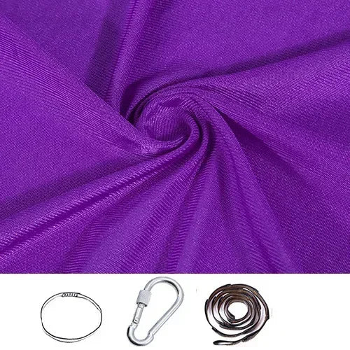 Sensory Swing for Children's Child 150X280CM Home Hammock Hangemock Adjustable Yoga Fitness Tool with Extension Straps Carabiner