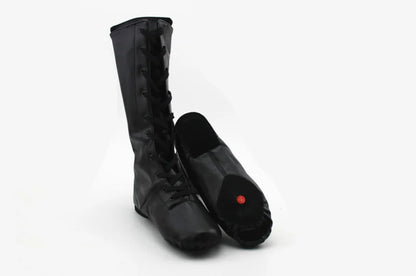 XIHAHA Jazz Dance Boots Women Soft Sole Leather Latin  Dancing Shoes Woman Children Girls Ballet Shoes Ballroom Training Shoe
