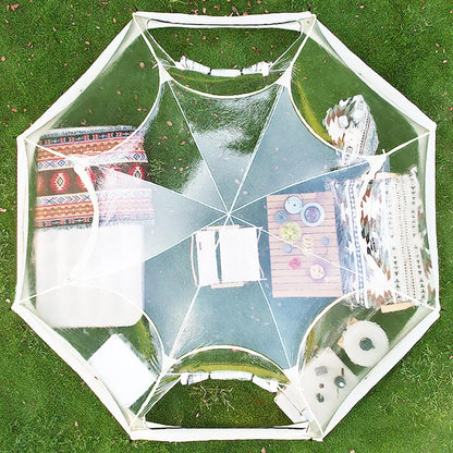 Transparent Bubble Tent for Winter Camping,Insulated Windproof Geodesic Dome Tent with Stargazing Skylight,Outdoor Glamping Tent