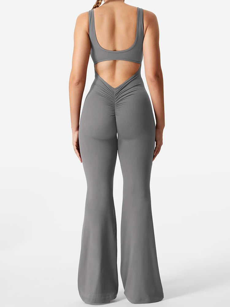 New Gym Set Women Training Yoga Suit Sportswear Women Sports Jumpsuit Fitness Rompers Stretch Female Push Up Workout Bodysuits
