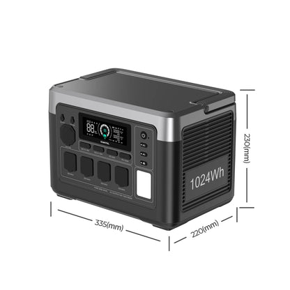 OUKITEL P1000 PLUS Portable Power Station 1800W Solar Generator 1024Wh Lifepo4 Battery Home Backup Outdoor Camping Mobile power