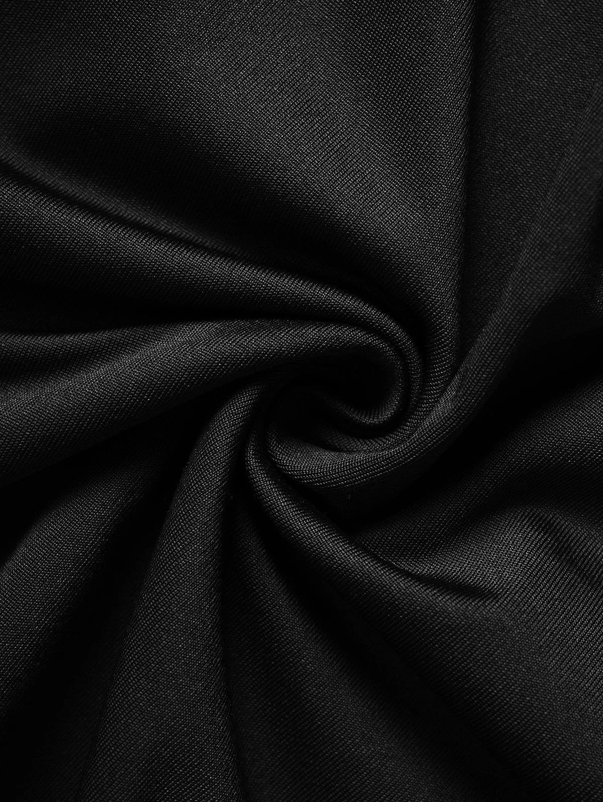 Dressfo 2025 Women's Black Dresses Cold Shoulder Lace Up Asymmetric Dress Tie Knot Shoulder Chain Solid Color Short Sleeve Dress
