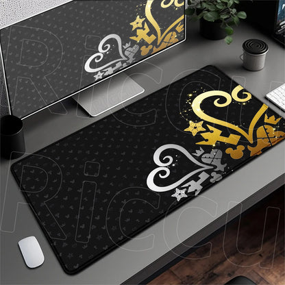 Anime Mousepad Hot Gaming K-kingdom H-hearts Non-Slip Laptop Long Deskmat Xxl Office Extended Mouse Mat Gamer Speed Keyboard Pad
