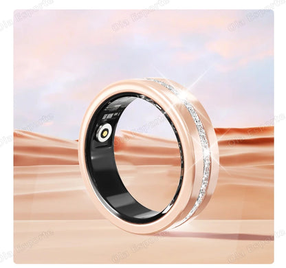 2026 New Smart Ring Lady Heart Rate Sleep Health Monitor Menstrual cycle detection IP68 Waterproof Fashion Sport Rings Women Men