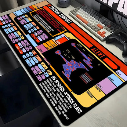 Large Gaming Pad XXL 1200x600 Computer Gamer Star Trek Mouse Pad Cartoon Keyboard Mouse Mat Desk Mouse Pad for PC Desk Pad