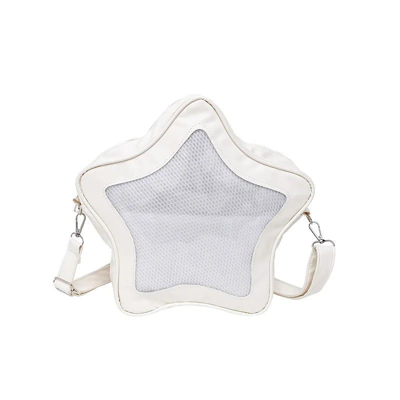 Japanese Style Minimalist Cute Aesthetic Shoulder Bag for Students Kawaii Crossbody Purse Street Fashion Ita Bags Handbags bolso