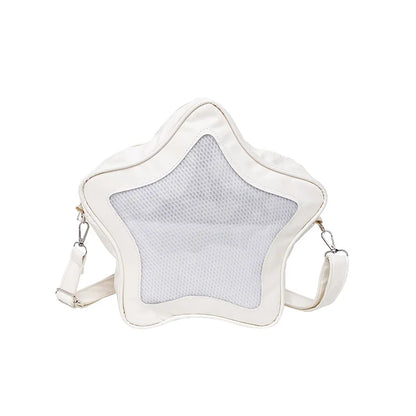 Japanese Style Minimalist Cute Aesthetic Shoulder Bag for Students Kawaii Crossbody Purse Street Fashion Ita Bags Handbags bolso