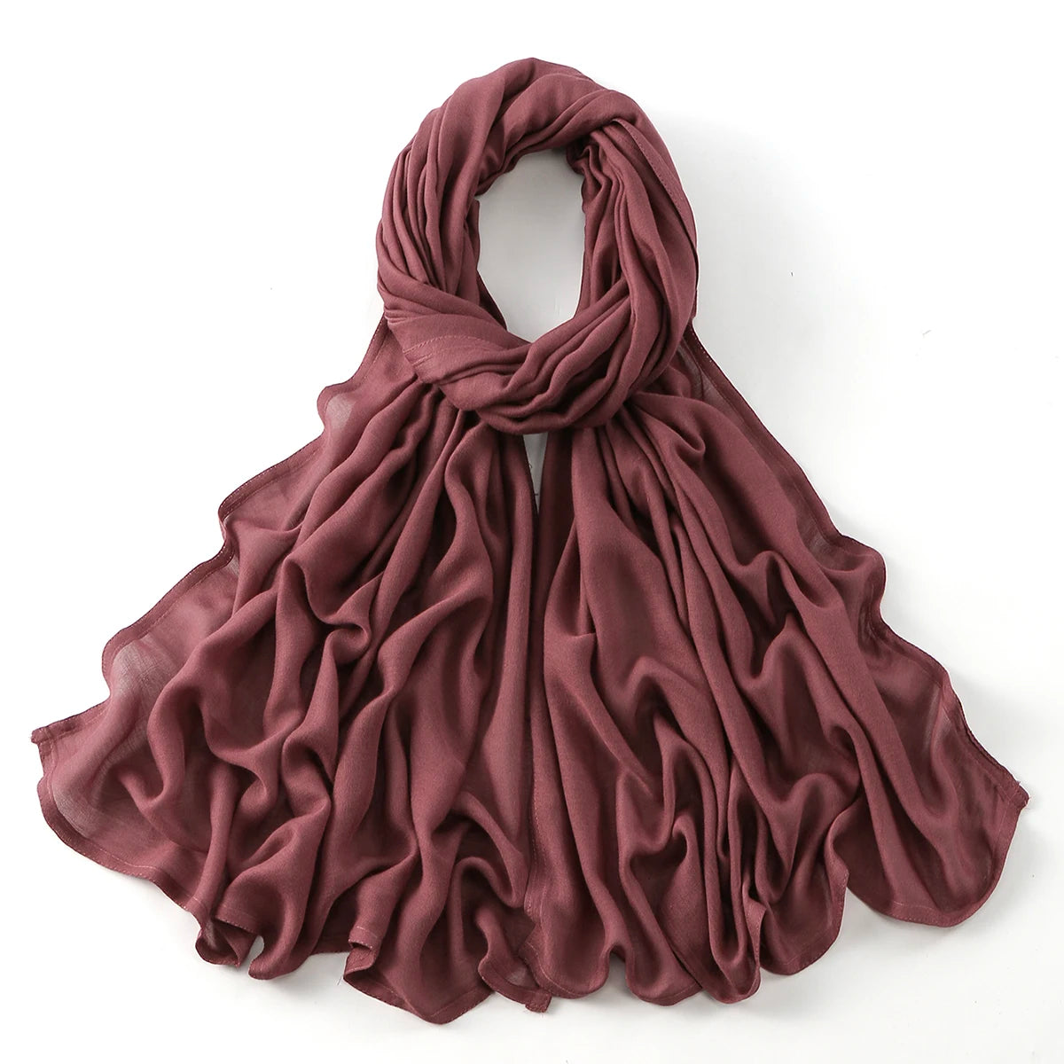 New Cotton Rayon Modal Hijab Scarf Women Big Size Muslim Headscarf Wraps Shawl Femme Musulman Headband Islamic Turban 185*75CM