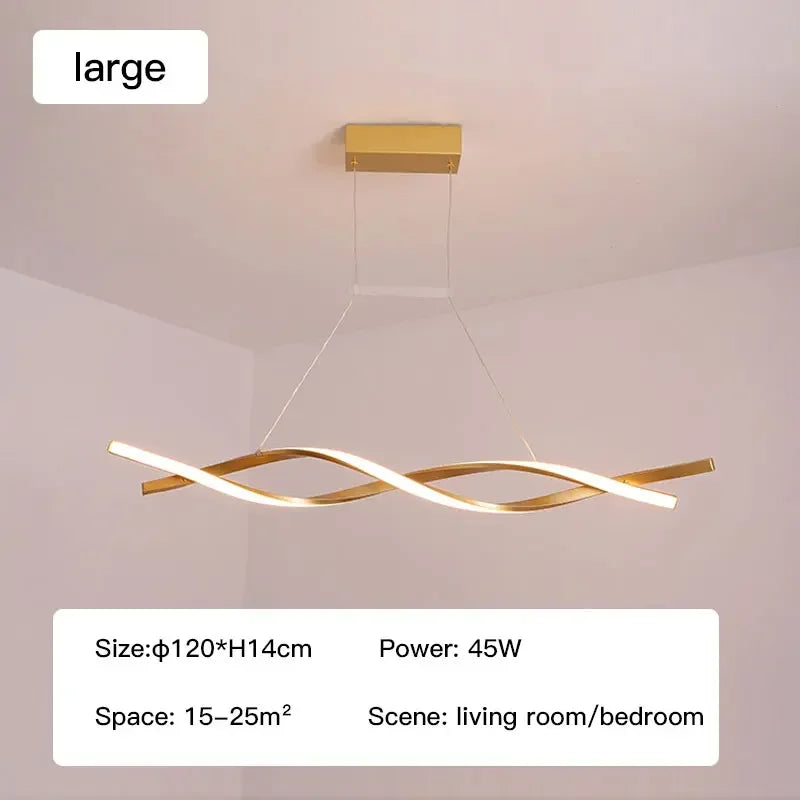 Modern Rotate Led Pendant Lights Dimmable for Kitchen Island Table Dining Room Office Chandelier Decor Lighting Lusters Fixture