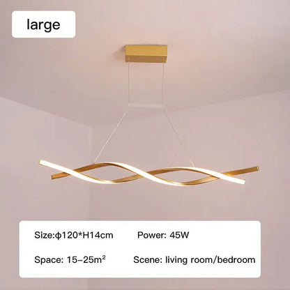 Modern Rotate Led Pendant Lights Dimmable for Kitchen Island Table Dining Room Office Chandelier Decor Lighting Lusters Fixture