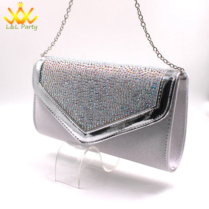 Sky Blue Color High Quality New Arrivals 2024 Italian Desing African Women Shoes and Bag Set Sweet Style Super Heels for Wedding