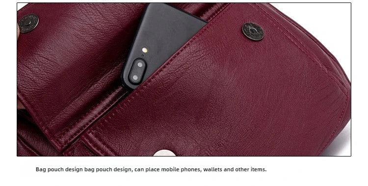 Luxury Designer Handbag High Quality Soft Leather Purses And Handbags Casual Shoulder Messenger Bags for Women 2024 New Sac