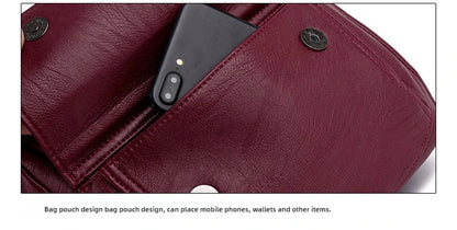 Luxury Designer Handbag High Quality Soft Leather Purses And Handbags Casual Shoulder Messenger Bags for Women 2024 New Sac