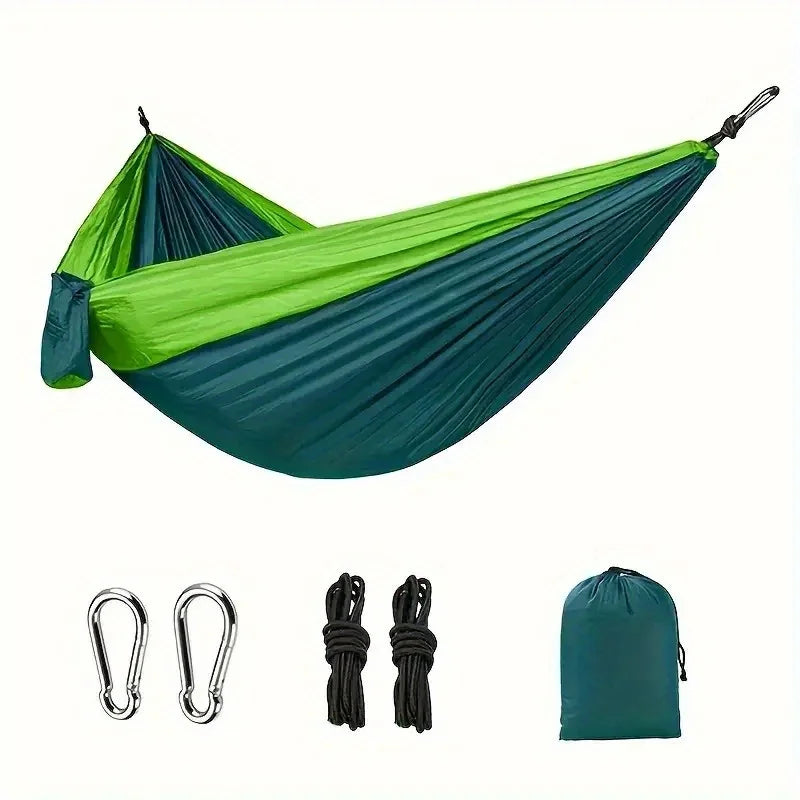 Ultralight Travel Hammock 661.39lbs Capacity Breathable Quick Dry with 2 Carabiners 2 Straps for Indoor Outdoor