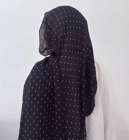 New Polka Dot Modal Hijab Double-sided Print Hijabs for Women Scarf Head Wrap for Women Muslim Fashion Hijab Scarf Islam Ramadan