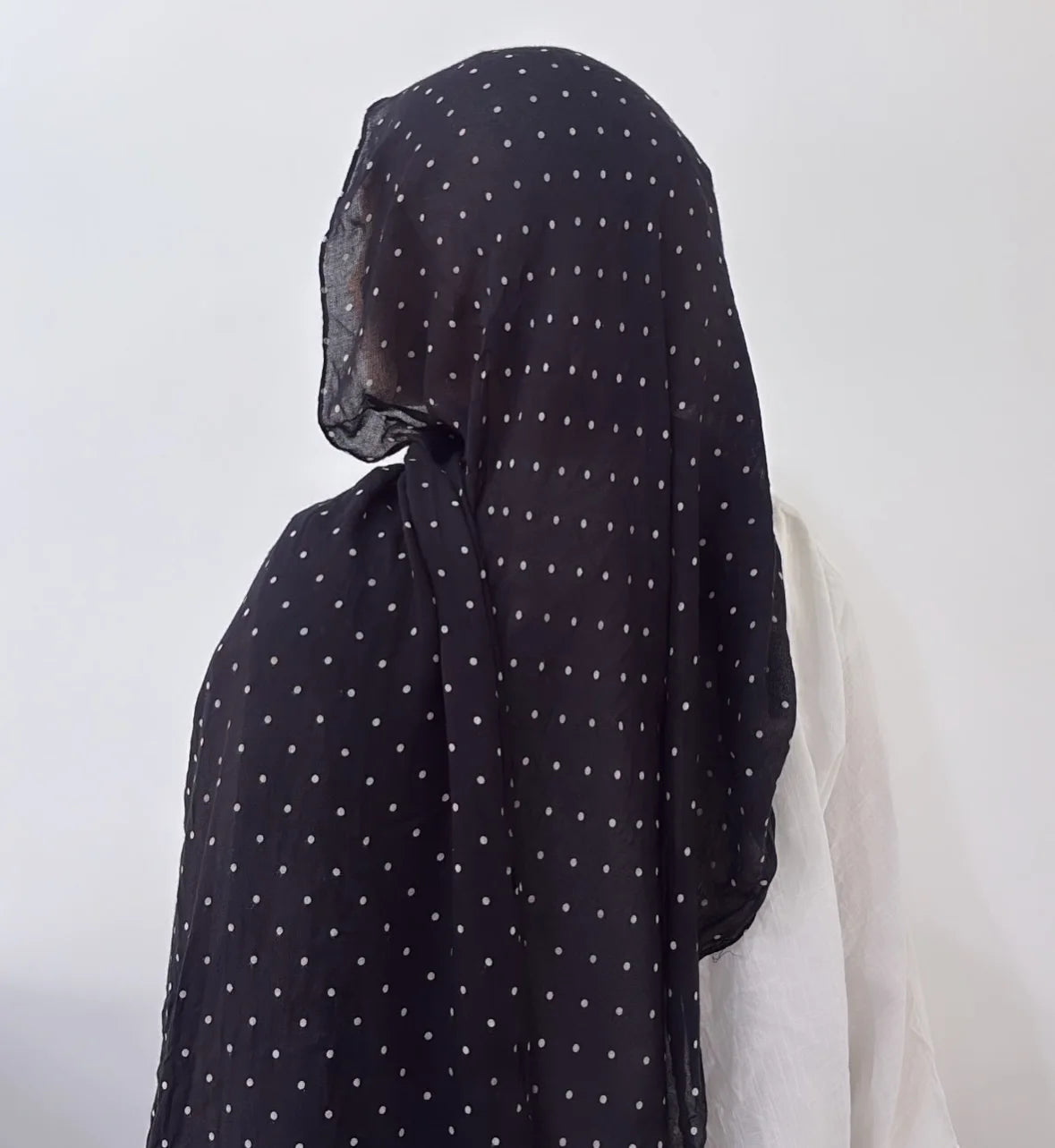 New Polka Dot Modal Hijab Double-sided Print Hijabs for Women Scarf Head Wrap for Women Muslim Fashion Hijab Scarf Islam Ramadan