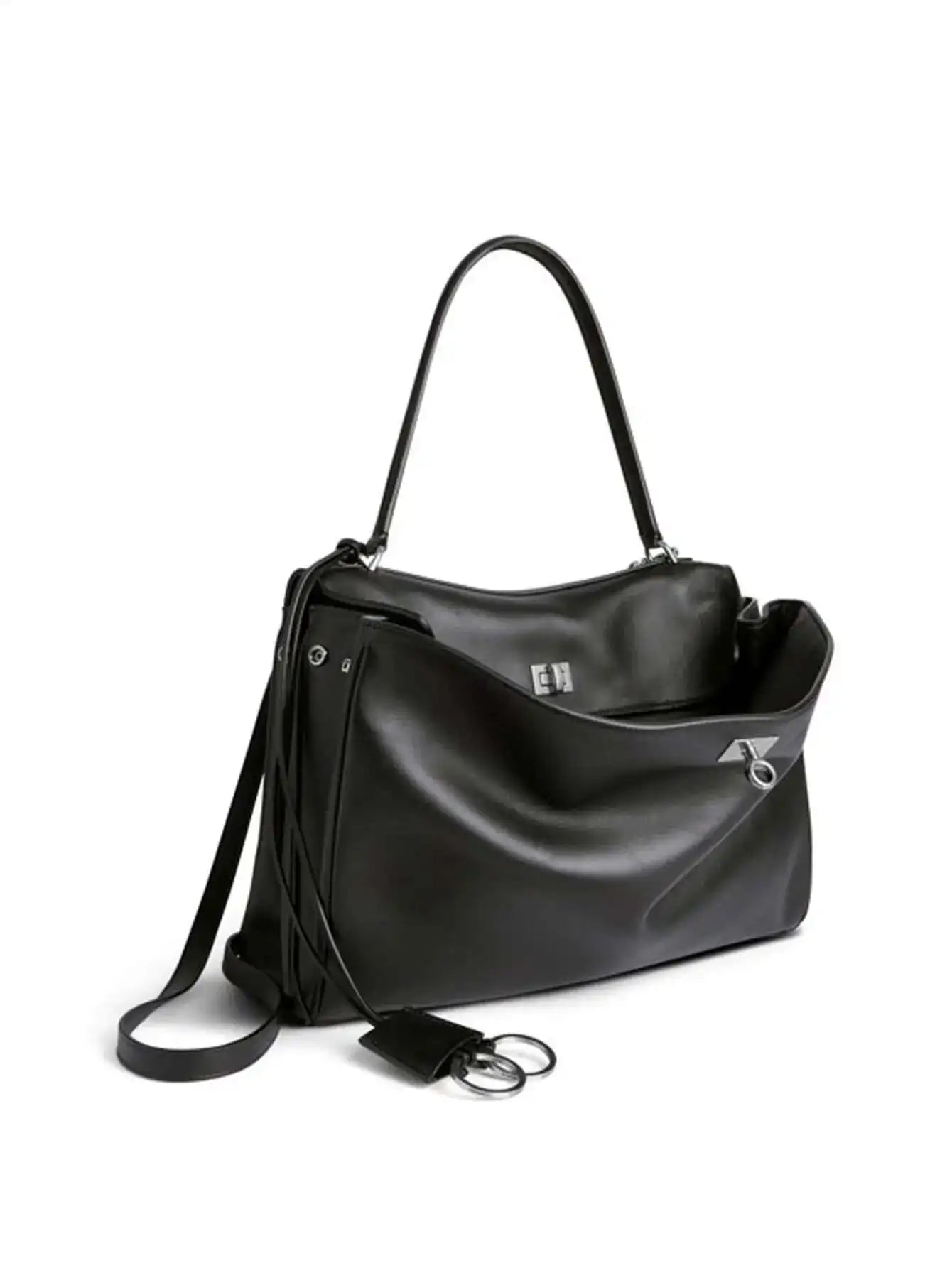 Luxury Fashion Leather Women's Tote Bag Lazy Bag Rodeo Briefcase Handbag Underarm Bags Large Capacity Crossbody Shoulder Bag