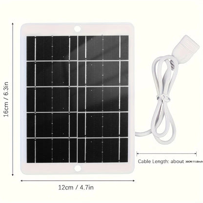 Portable USB Foldable Solar Panel, Folding Solar Panels For Travel, Mobile Phone Charging Bank, Flashlight, Fan, Mobile Phone Ba