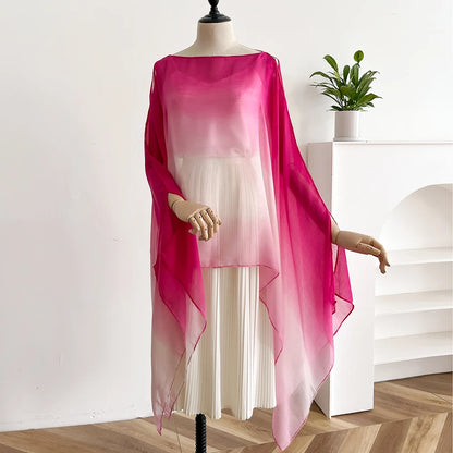 Spring and Summer Women Plain Colour Travel Ethnic Style Shawl Cotton Linen Feel Thin Type Sunscreen Beach Towel Split shawl