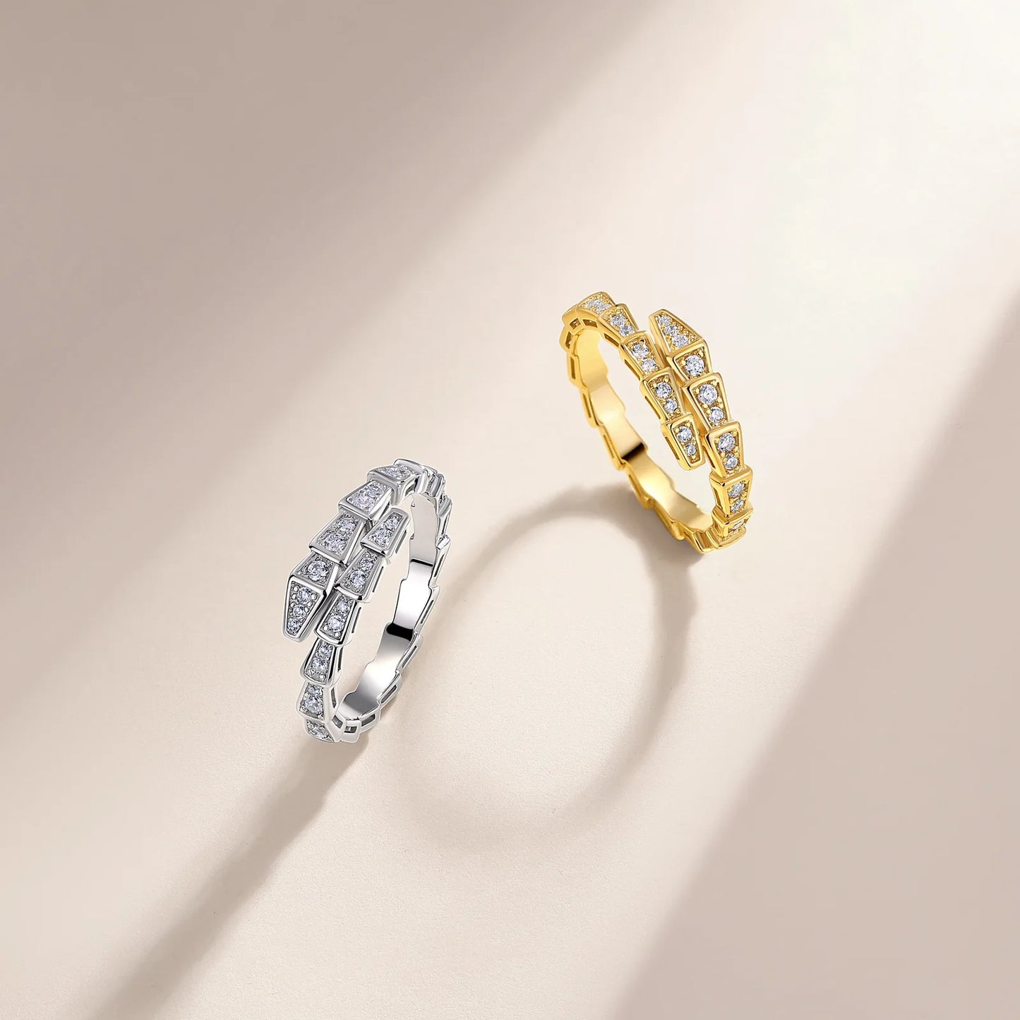 0.37CTW Luxury S925 Silver Moissanite Ring for Women Stackable Eternity Band Engagement Jewelry