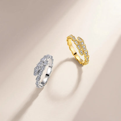 0.37CTW Luxury S925 Silver Moissanite Ring for Women Stackable Eternity Band Engagement Jewelry
