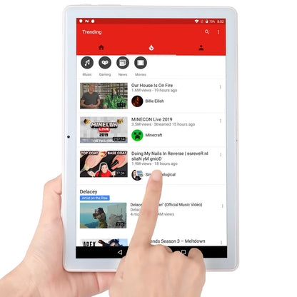 New 10.1 Inch Google Tablet Pc Octa Core 4GB RAM 64GB ROM Android Tablets Dual SIM Cards 3G Network Bluetooth Wifi 6000mAh