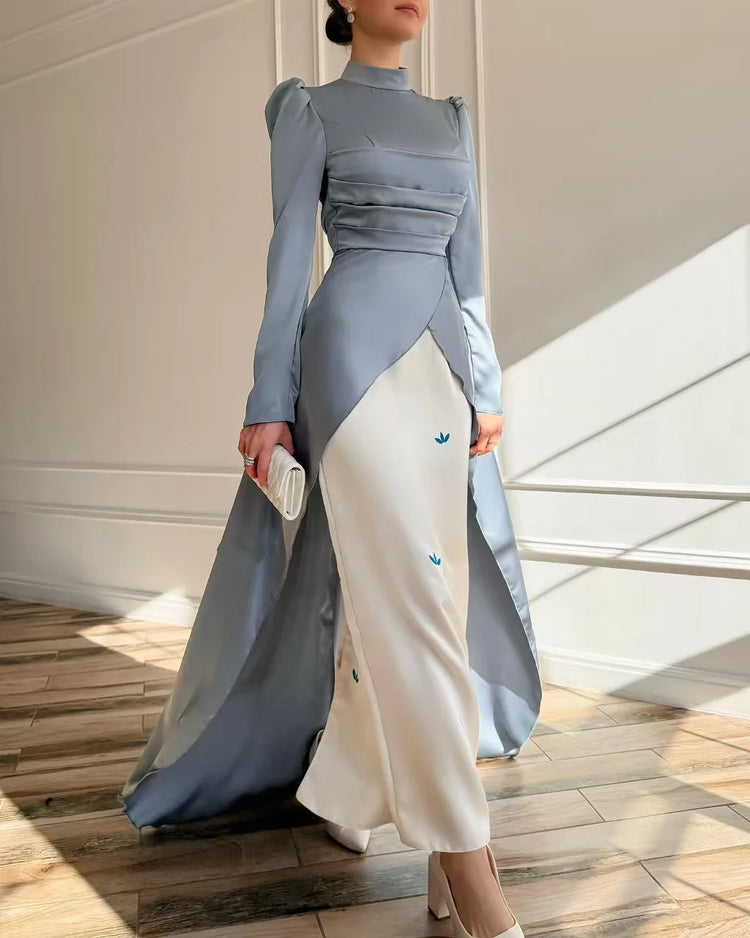 Eid Women Dress Muslim Abaya Satin Vestidos Largos Party Caftan Jalabiya Ramadan Long Dresses Dubai Kaftan Arab Long Robe 2025