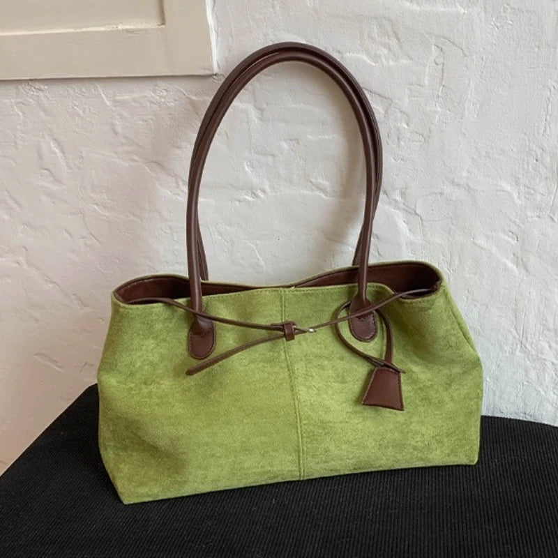 Women's PU Leather Shoulder Bag 2026 Winter New Fashion Retro Underarm Bag Luxury Brand Designer Handbags and Purses Tote Bags