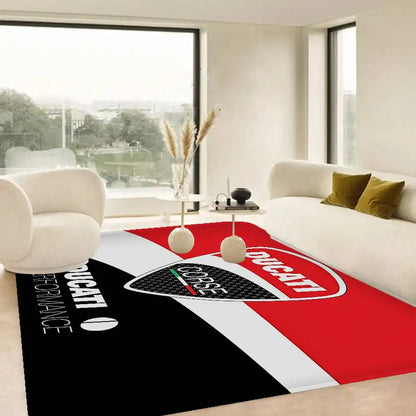 Motorcycle LOGO D-Ducati Floor Mat Rectangle Anti-slip Home Soft Badmat Front Door Indoor Outdoor Mat Hotel Decor Mat