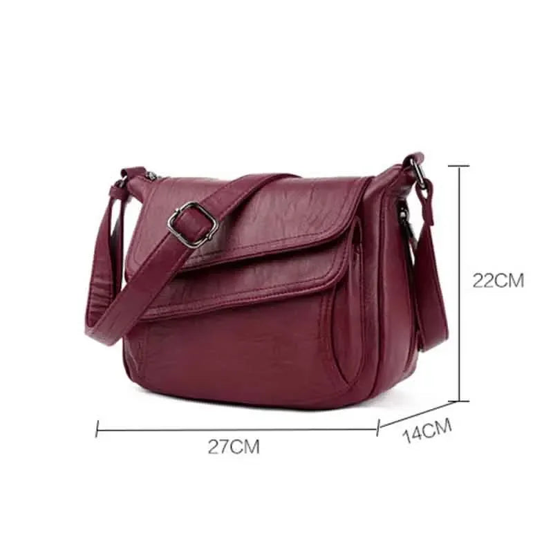 Luxury Designer Handbag High Quality Soft Leather Purses And Handbags Casual Shoulder Messenger Bags for Women 2024 New Sac