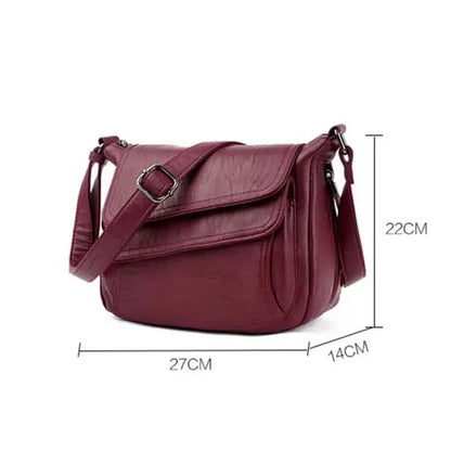 Luxury Designer Handbag High Quality Soft Leather Purses And Handbags Casual Shoulder Messenger Bags for Women 2024 New Sac