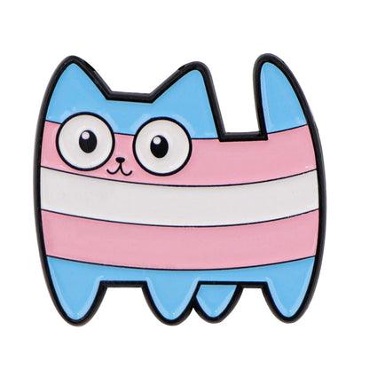 Cute Animal Rainbow Cat Enamel Pin LGBT Gay Brooches for Women Men Lapel Pins Badges on Backpack Gay Accessories Jewelry Gifts