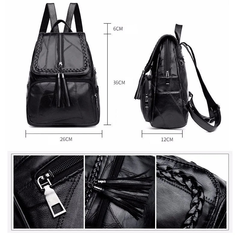 Mini Men's Backpack Fashion Small Black Shoulder School Bag for Man Canvas Designer Waterproof Sports Travel Male Backpacks