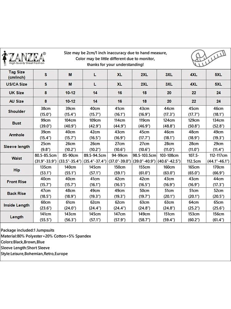 ZANZEA Short Sleeve Checked Wide Leg Overalls Pleated Waist O Neck Loose Casual Gingham Jumpsuits 2024 Fashion Women Long Romper