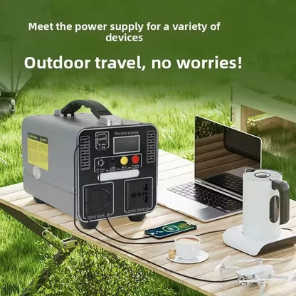 300W Portable Power Station 220V 166.5wh/333wh Outdoor Solar Generator Household Portable Stall Camping Emergency Power Supply