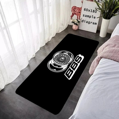 House Entrance Doormat BBS Wheel HubHallway Carpet Living Room Rugs Foot Carpets Bathroom Rug Floor Mats Non-slip Home Decor