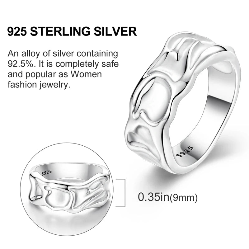 2026 New 925 Sterling Silver Rings Zircon Sparkling CZ Rings Rings For Women Original Wedding Fine Jewelry Accessories Gifts