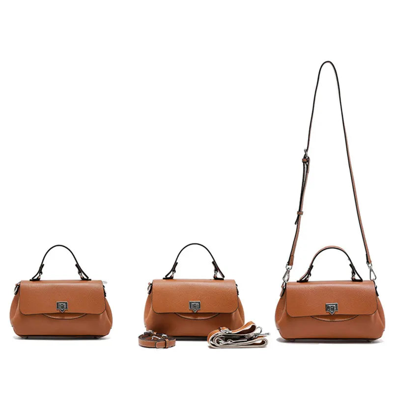 Genuine Leather Women's Bag Luxury Designer Crossbody Bags High Quality Cowhide Women Shoulder Bag Female Handbags M8863