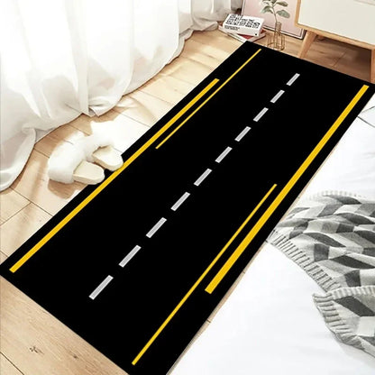 Styles Motorcycle Garage Display Carpet Floor Mat Moto Electric Vehicle Mat Garage Racing Entrance Anti Slip Doormat Bedroom Rug