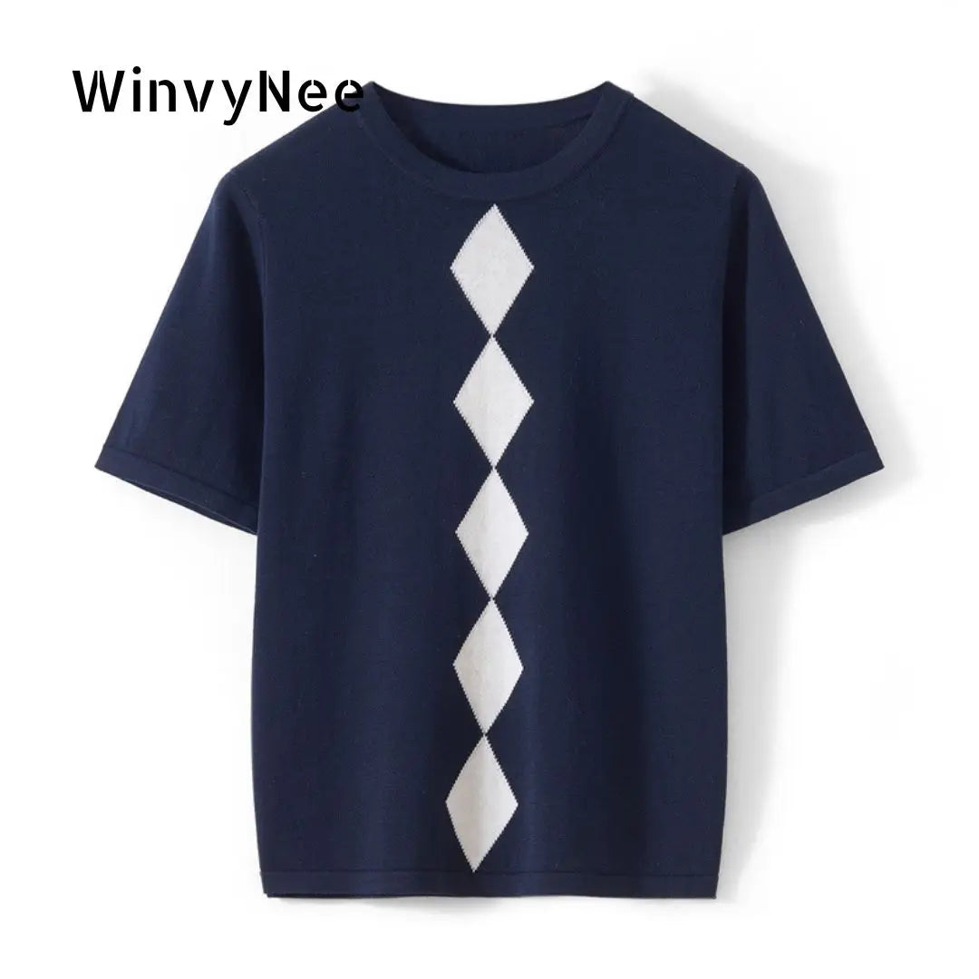 WinvyNee Summer Women's Clothing Pure Cotton T-shirts Half Sleeve O Neck Clothes Casual Pullover Basic Female Tops ZA1523008