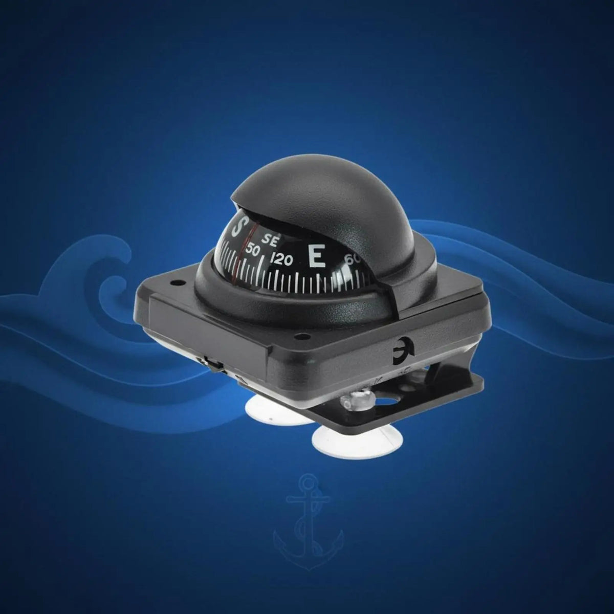 Vehicle Marine Compass ABS Magnetic Mount Car Dashboard Compass for Boat Vehicle Navigation and Sailing