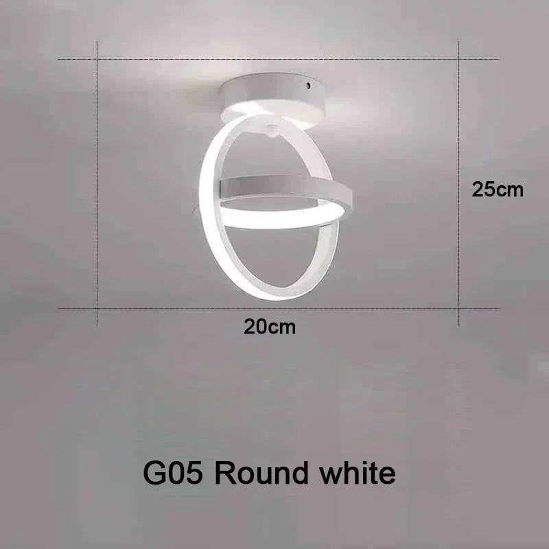 LED Strip Aisle Ceiling Lights Modern Minimalist Living Room Lamps For Balcony Entrance Staircase Home Decor corridor lamp