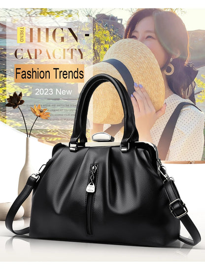 Brand Luxury Handbags Women Bags Designer Real Leather Handbag Leisure Crossbody Bags for Women New Lady Shoulder Bag Tote Bolsa
