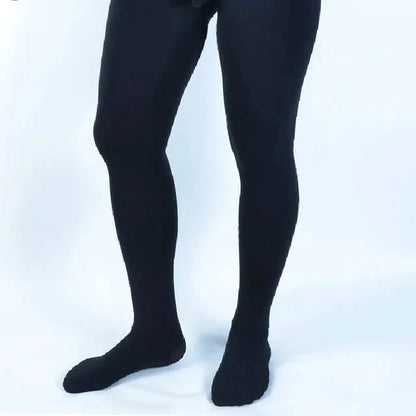 Unisex Winter Fleece Bodystocking Closed Open Crotch Bodysuit Tights Hot Sexy Thermal Leotard Conjoined Lingerie Pyjamas Catsuit