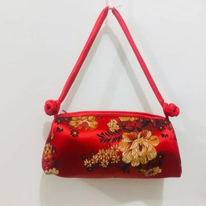Fashion Luxury Chinese Style Silk Bag Women Handbag Japanese Hand Embroidery Totes Cheongsam Female Cosplay Bags Clutch Purses